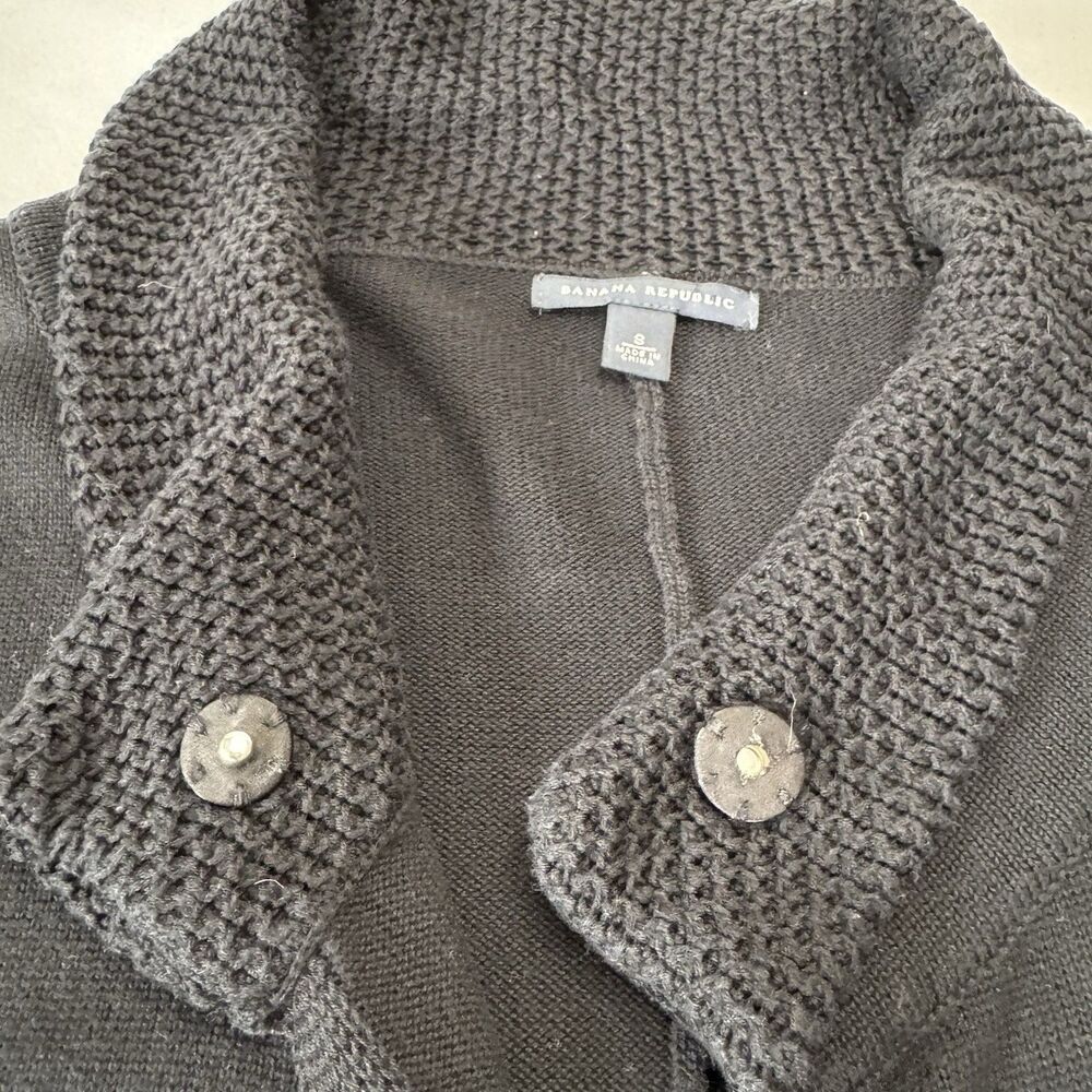 Banana Republic Women’s Black Cardigan Bundle Size S 2 Pieces Preppy Academia - Picture 9 of 16